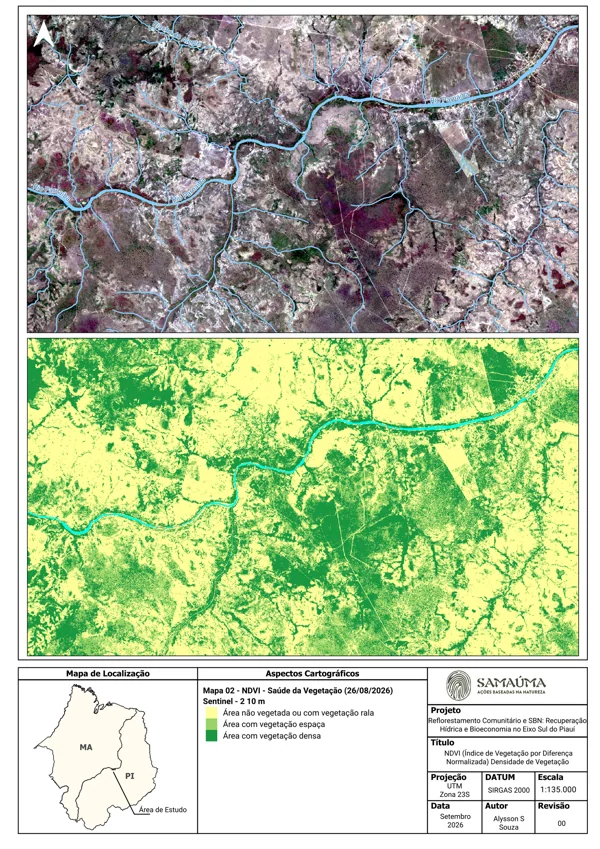 Índice de vegetação — NDVI